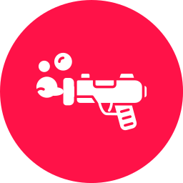 pistola de juguete icono