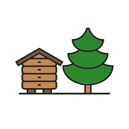 scatola delle api icona