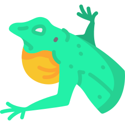 Emerald frog icon
