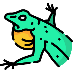 grenouille émeraude Icône
