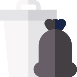 Trash bin icon