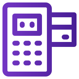 Card machine icon