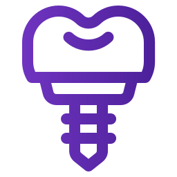 implant dentystyczny ikona