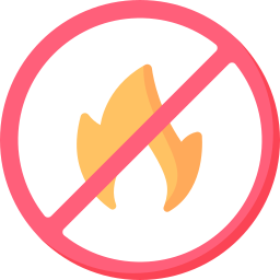 geen vuur icoon