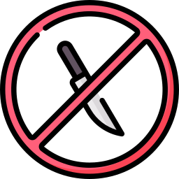 No sharp objects icon