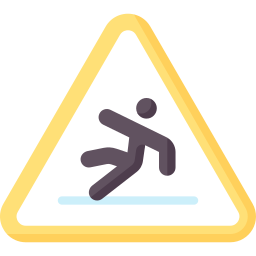 Slippery floor icon