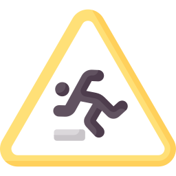 Trip hazard icon