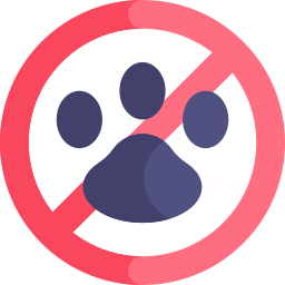 No pets icon