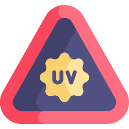 Uv radiation icon
