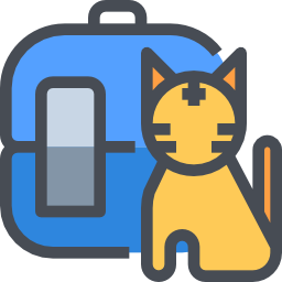 Pet carrier icon