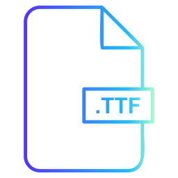 ttf-bestand icoon