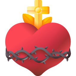 Sacred heart icon