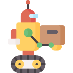 robot dell'agv icona