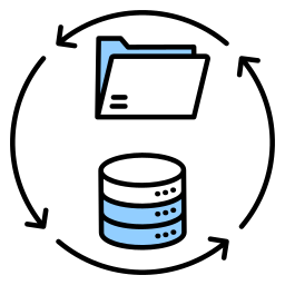 Data backup icon