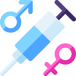 Hormone therapy icon