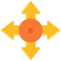 Road intersection icon