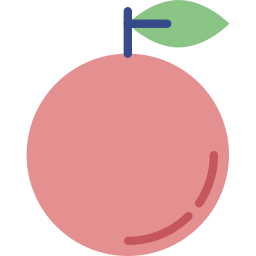 czerwone jabłko ikona