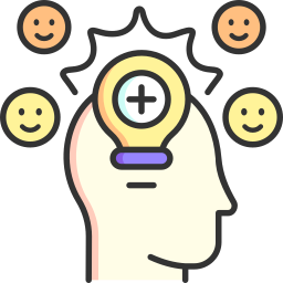 Positive thinking icon