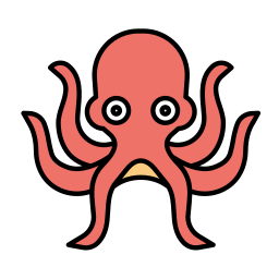 pulpo icono