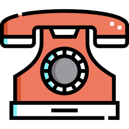 telefono analogico icona