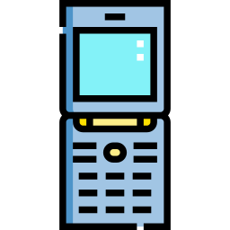 Телефон-раскладушка иконка