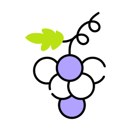 uvas icono