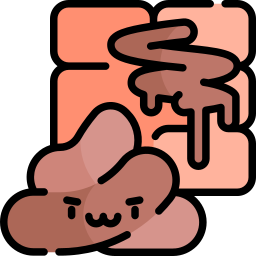 Smudged poop icon