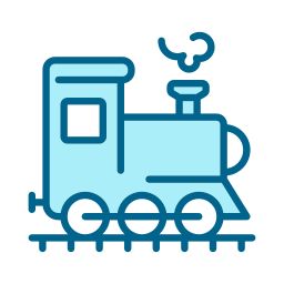 Steam locomotive icon