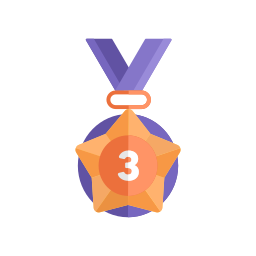 Award medal icon