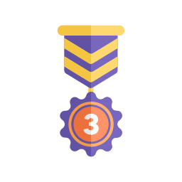 Award medal icon