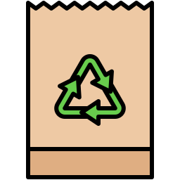saco de reciclagem Ícone