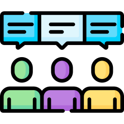 gruppo di chat icona