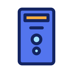 Desktop computer icon