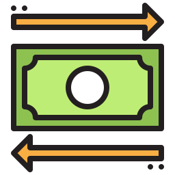 transfert d'argent Icône