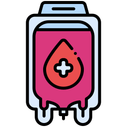 Blood bag icon