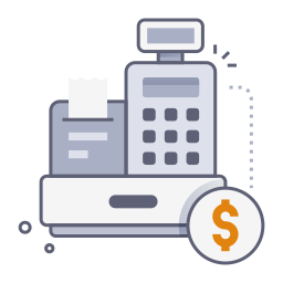 Cash register icon