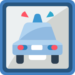 Police car icon