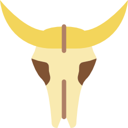 Bull skull icon