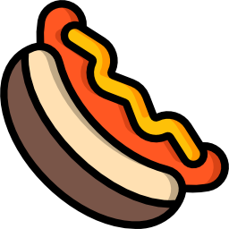 hot dog ikona