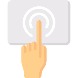 sensor tactil icono