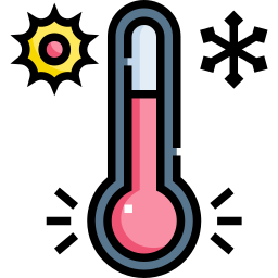 sensor de temperatura Ícone