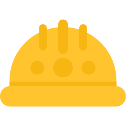 sombrero de construcción icono