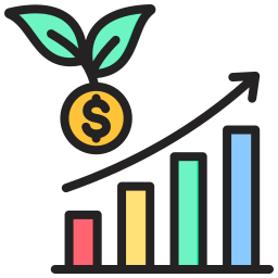 retorno do investimento Ícone