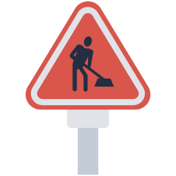Construction board icon