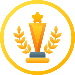 stella del trofeo icona