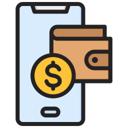 Mobile wallet icon