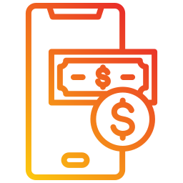 mobilne pieniądze ikona
