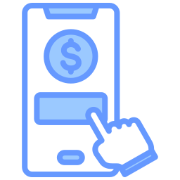 application bancaire mobile Icône