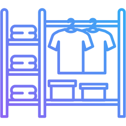 Clothing rack icon