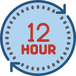 12時間 icon